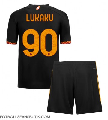 AS Roma Romelu Lukaku #90 Replika Tredje Tröja Barn 2023-24 Kortärmad (+ Korta byxor)